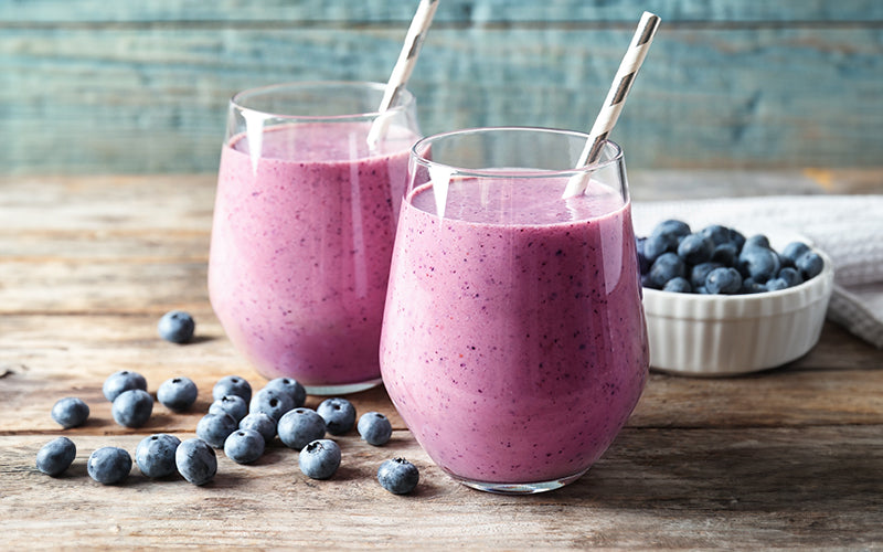 Vanilla Blueberry Protein Shake