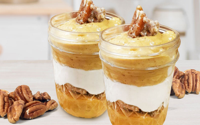 Pumpkin Spice Yogurt Parfait