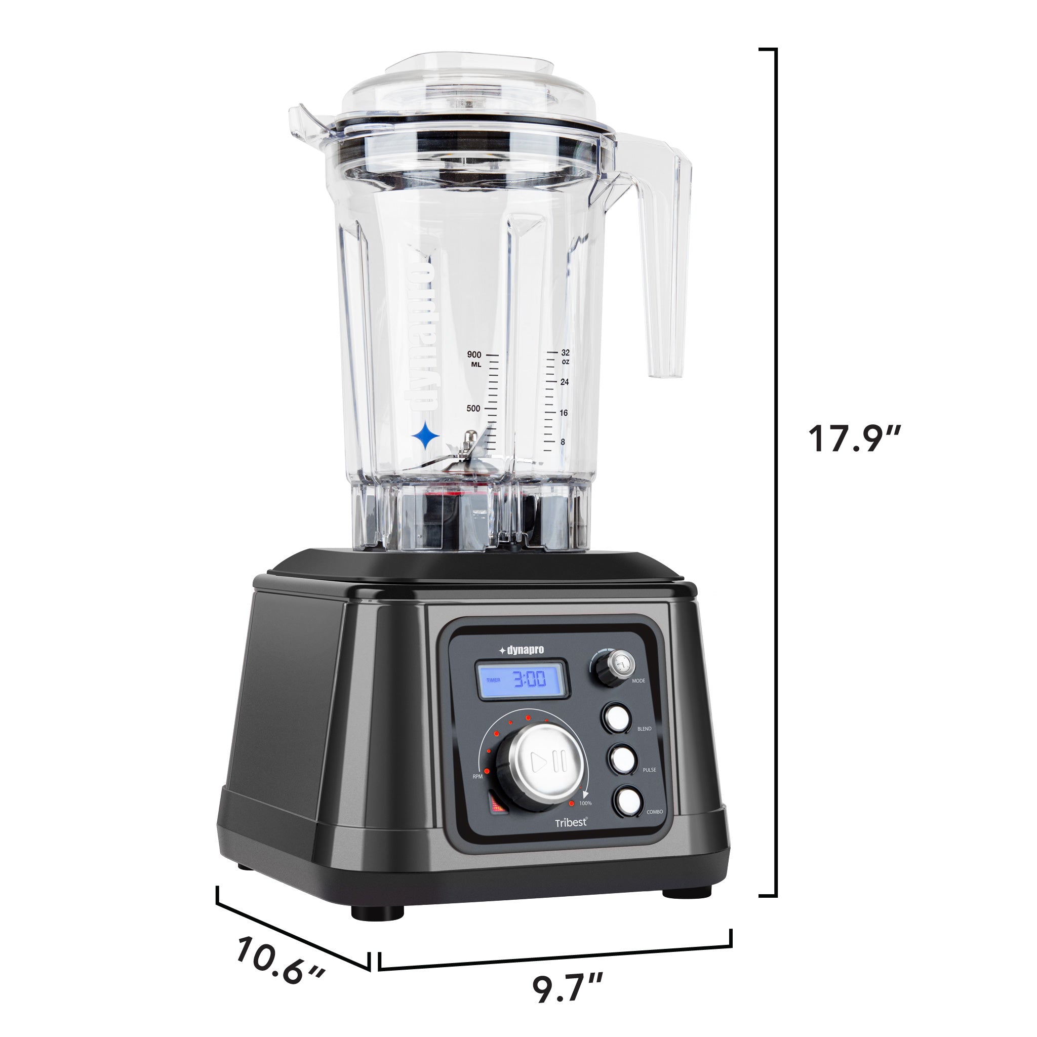 Dynapro® Commercial High-Speed Blender in Gray - 10.6