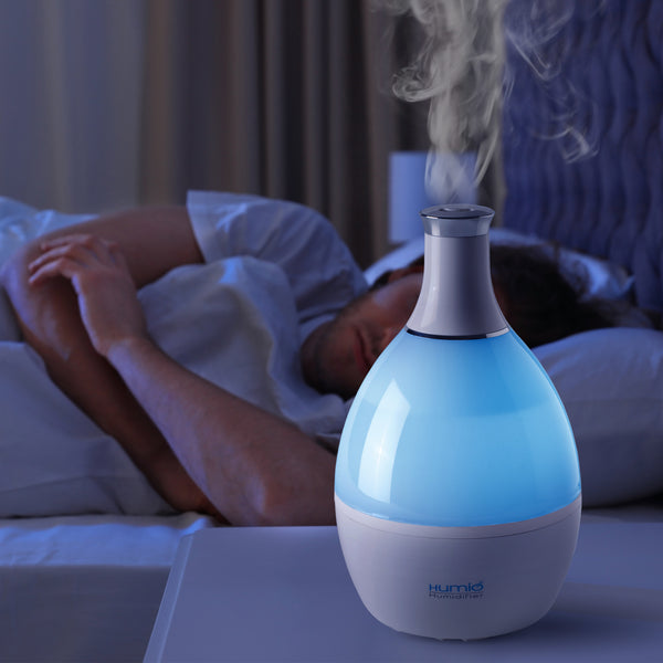 Humio® Refurbished Humidifier & Night Lamp with Aroma Oil Compa...