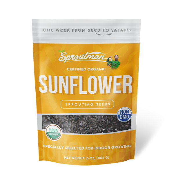 Sproutman's® Organic Sunflower Sprouting Seeds (16 oz)