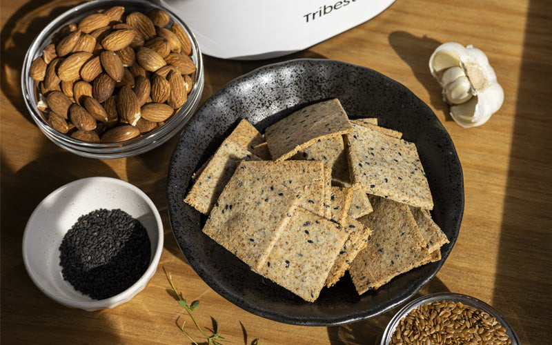 Almond & Flax Seed Crackers