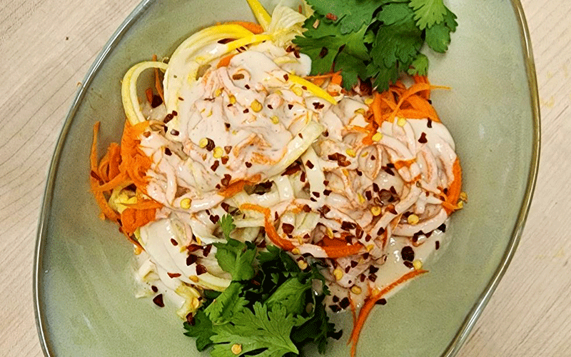 Creamy Thai Carrot Salad