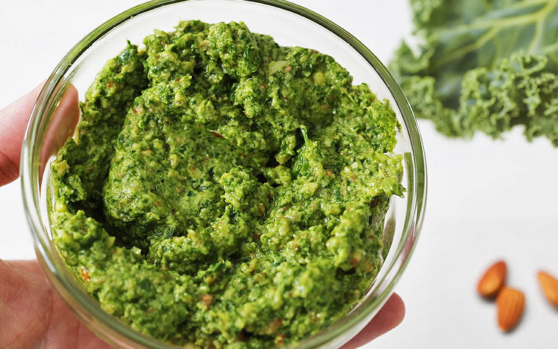 Kale Pesto with Almonds