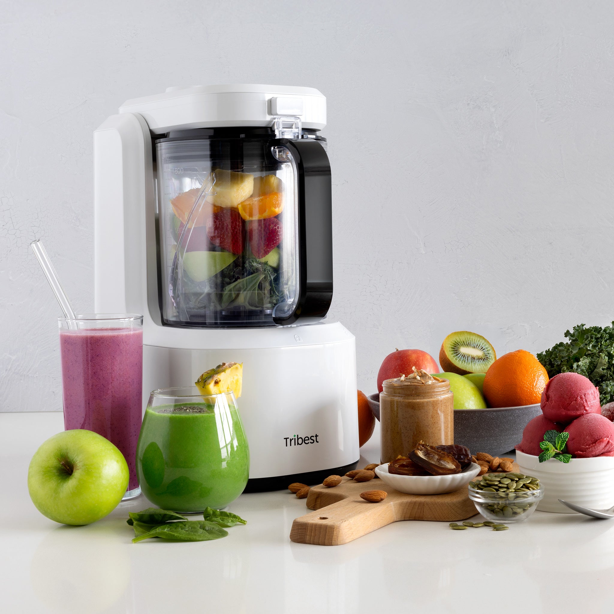 Backspin Contra-Rotating Impact Blender with Vacuum Technology