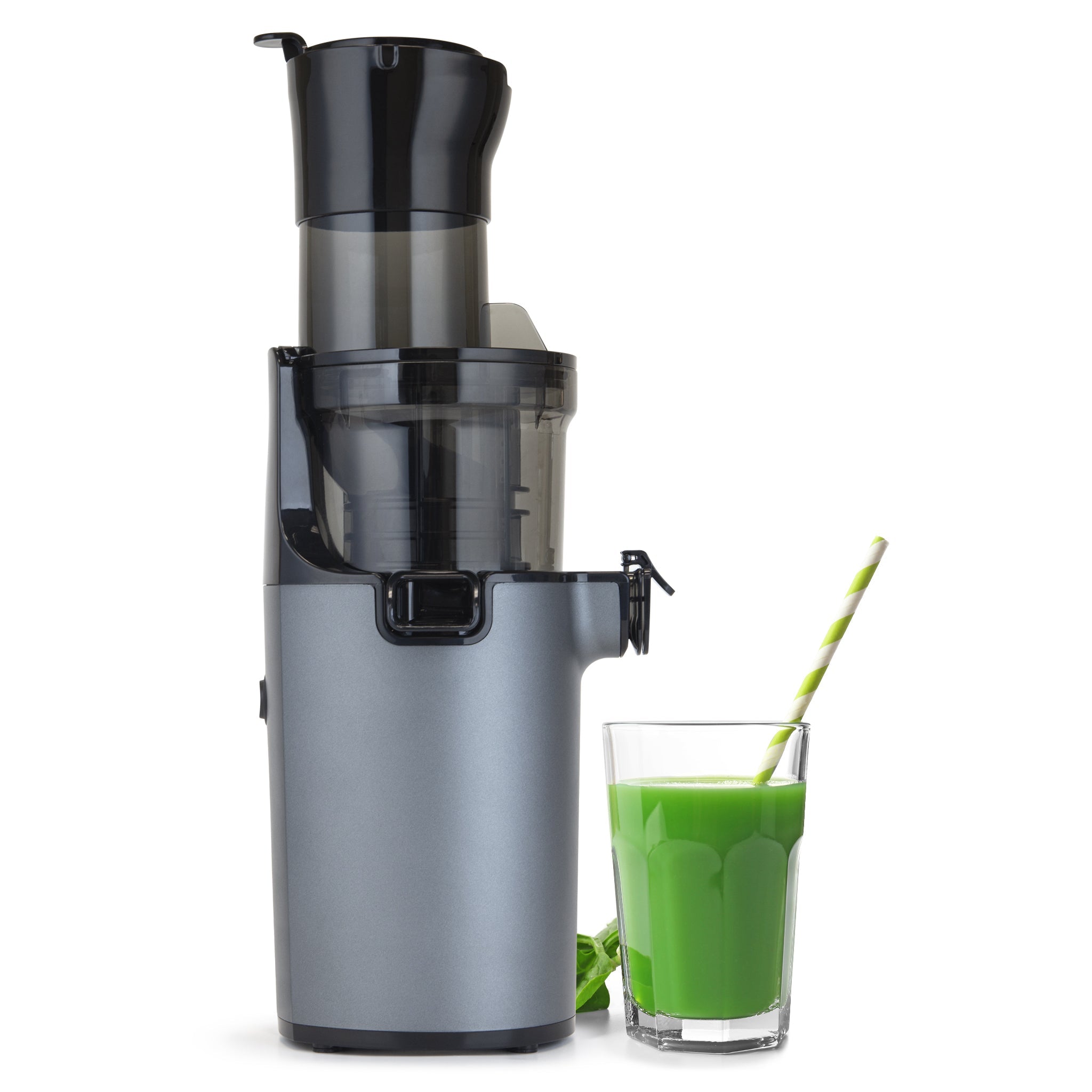 Shine Kitchen Co.® Easy Cold Press Juicer with XL Feed Chute - Gray
