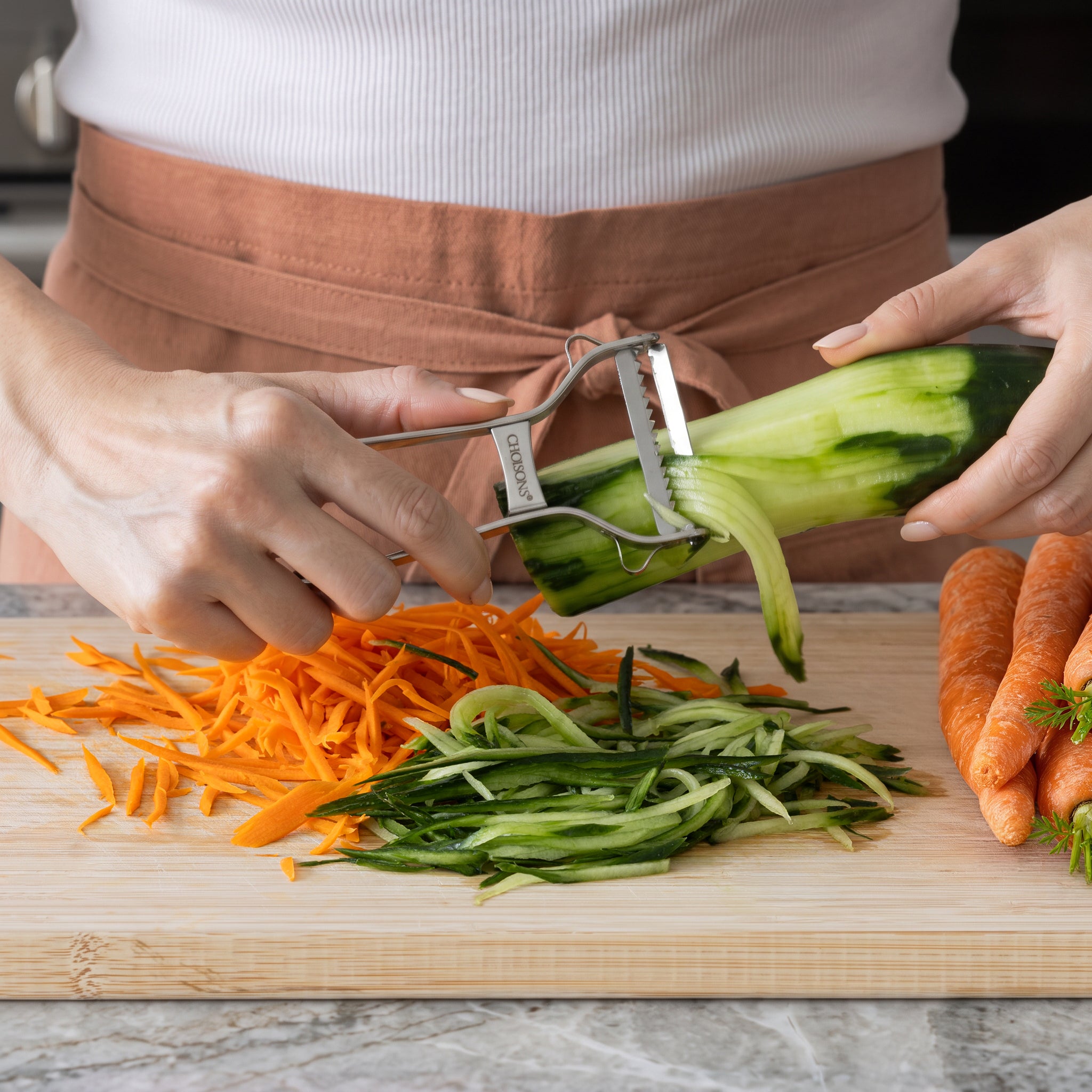 Choisons® Stainless Steel Julienne Peeler