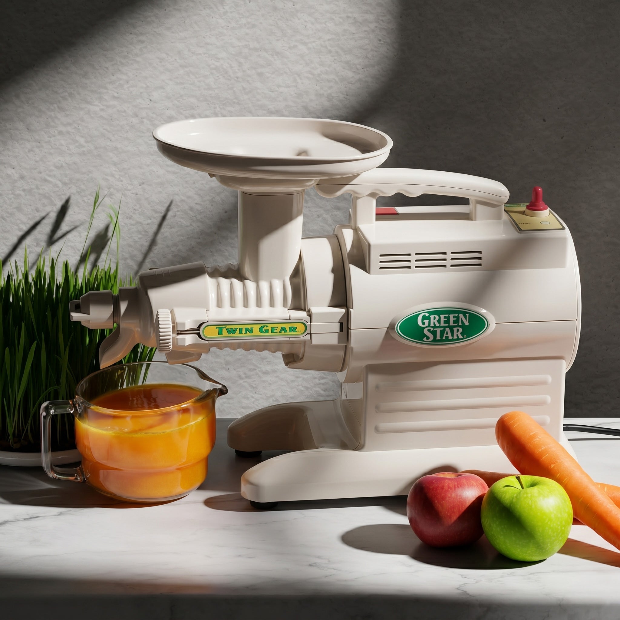Greenstar® Original Basic Twin Gear Slow Masticating Juicer
