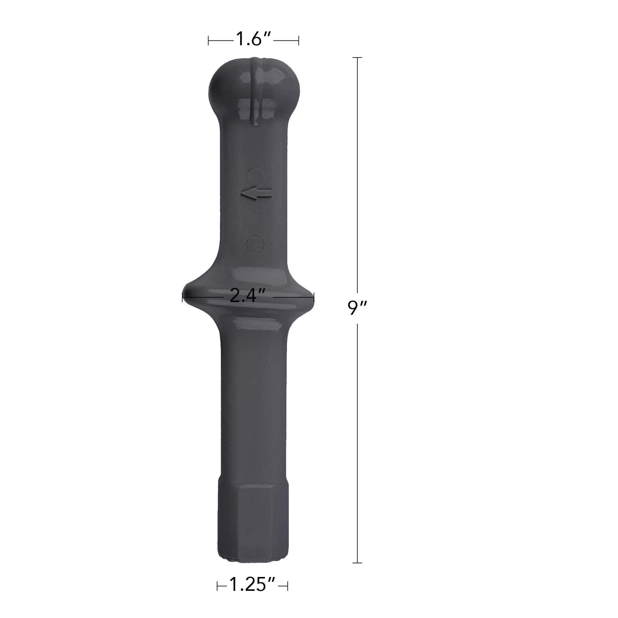 Greenstar® Gray Plastic Plunger Size