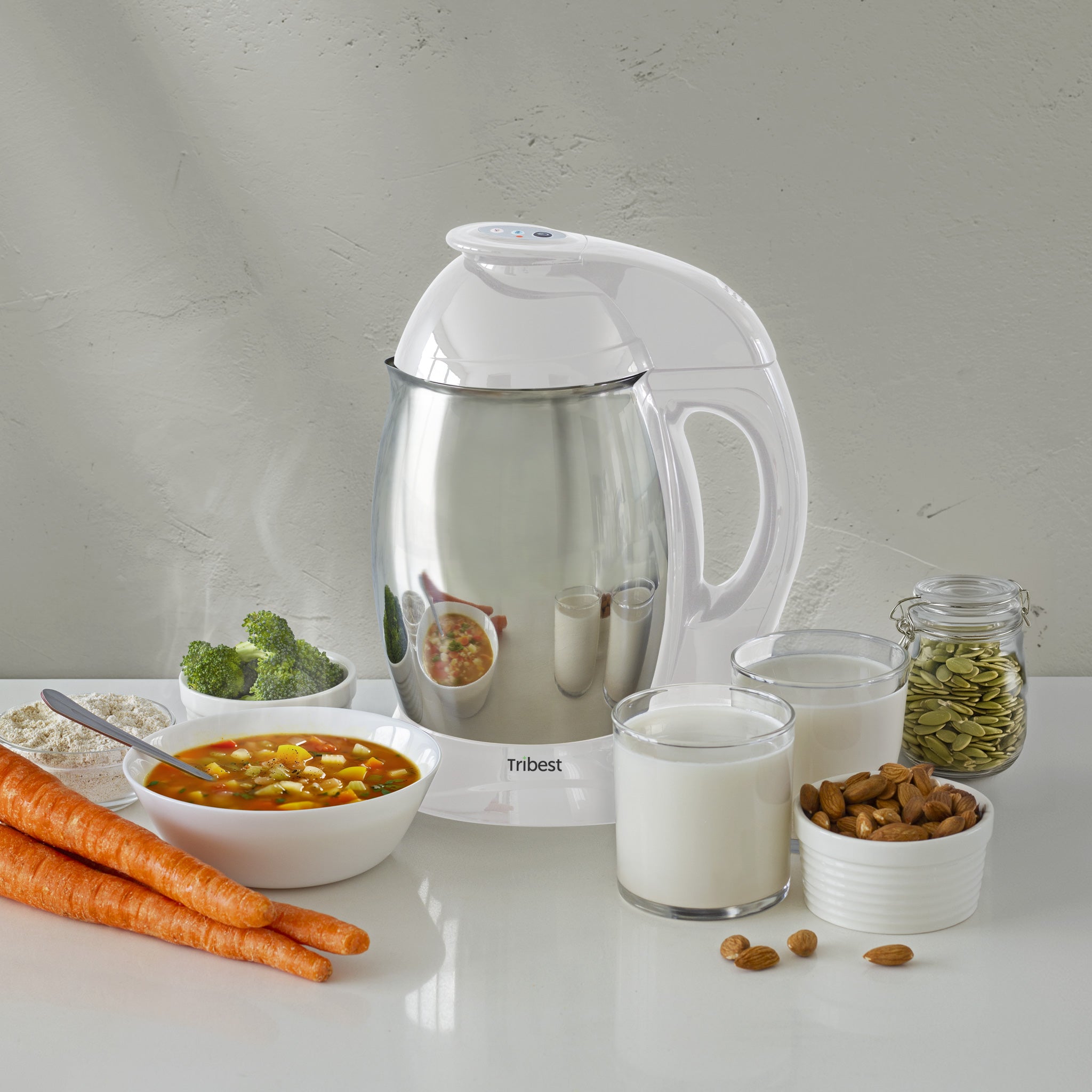 Soyabella Plant-Based Milk Maker with Tofu Kit - White - Tribest