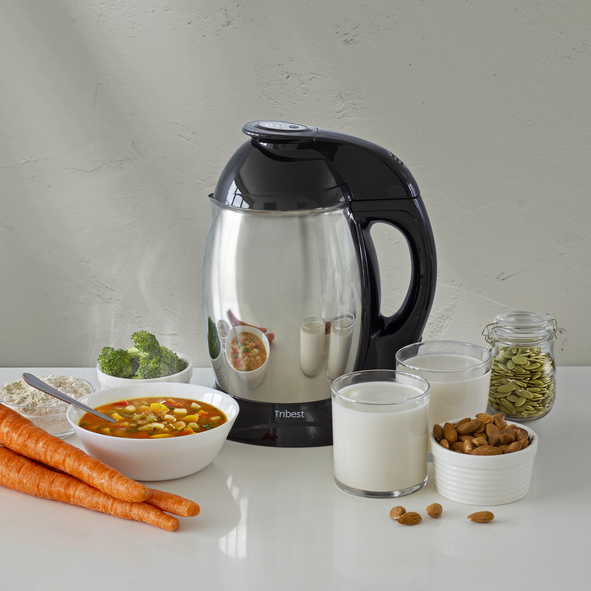 Soyabella Plant-Based Milk Maker with Tofu Kit - Black - Tribest