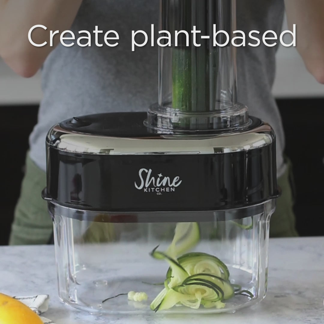 Shine Kitchen Co.® Electric Spiralizer video