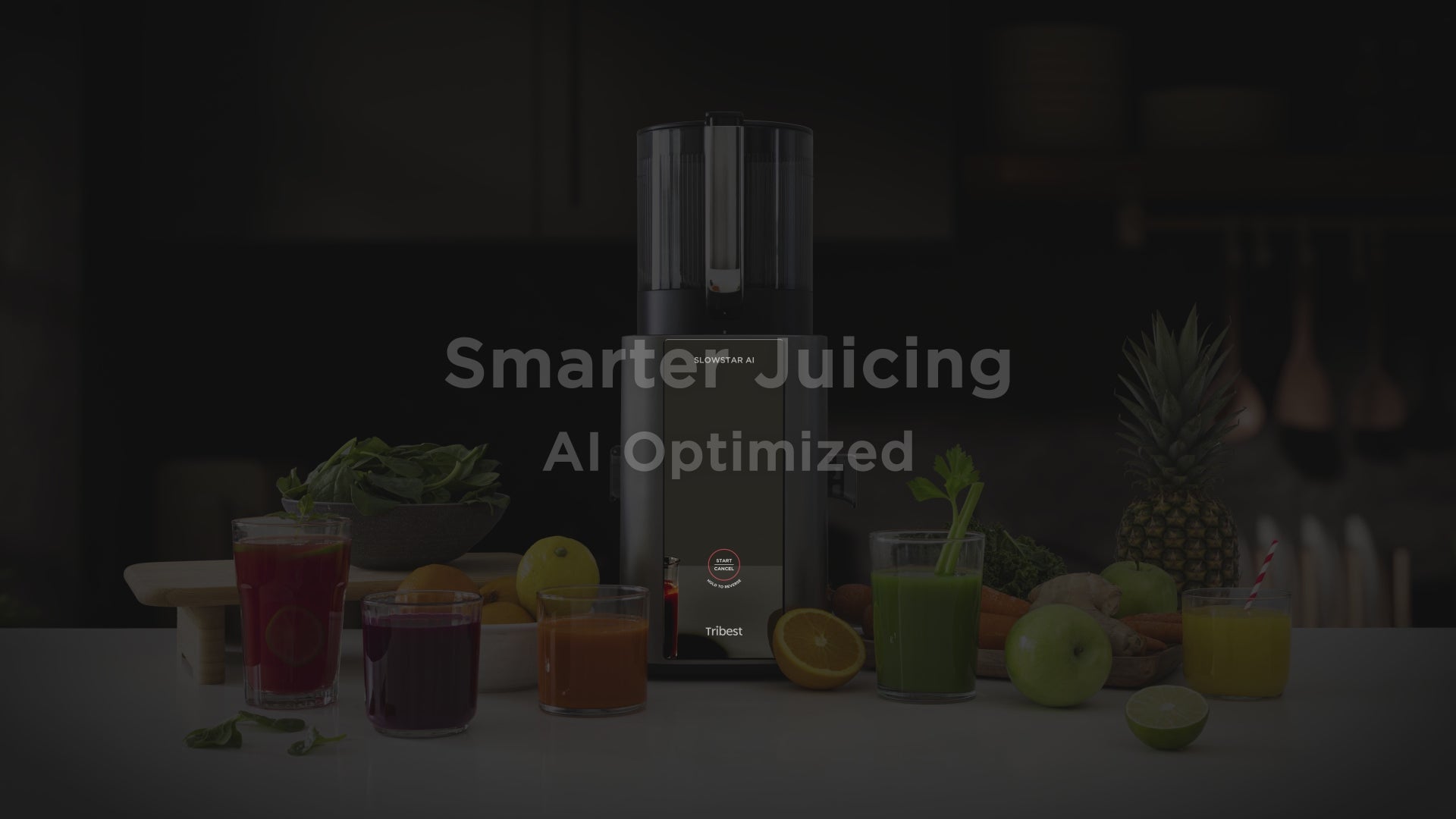 Slowstar AI Vertical Hopper Juicer with Automatic Intelligent Optimization