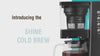Shine Kitchen Co.® Rapid Cold Brew Coffee & Tea Machine with Vacuum Extraction Technology video