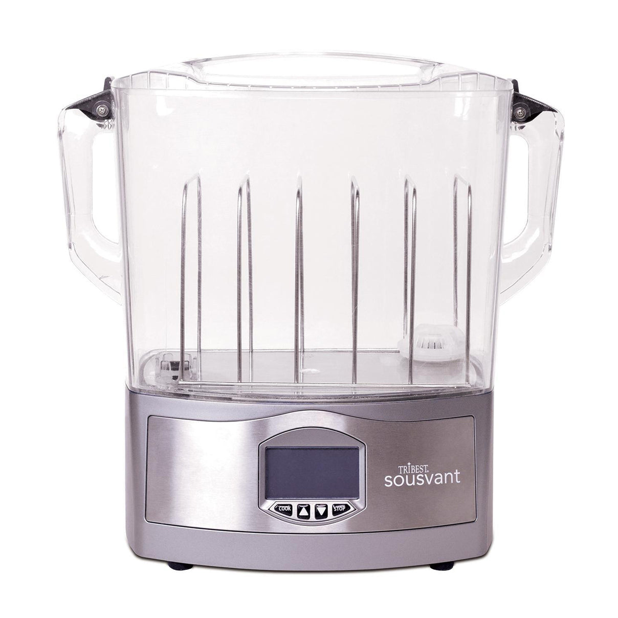 For Sousvant® Sous Vide Circulator SV-101. The Sousvant® Rack separates food pouches to maximize the number of portions the water oven will hold and also helps to keep food pouches submerged. It allows for proper circulation and ensure even cooking.