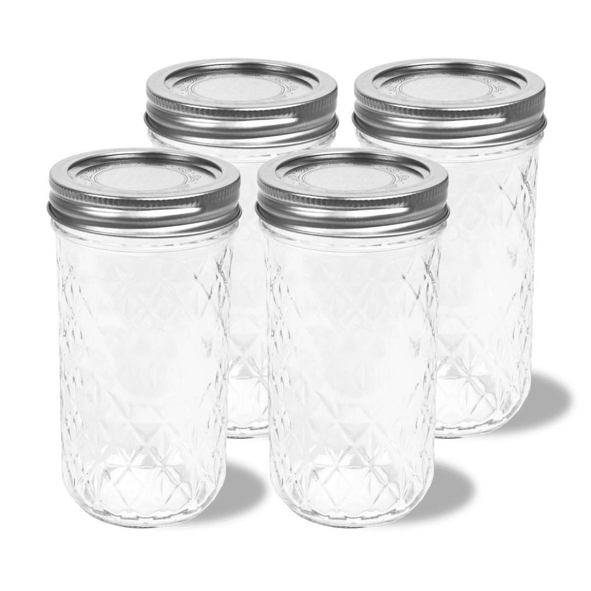 Mason Jars, 4-Pack (12 oz)