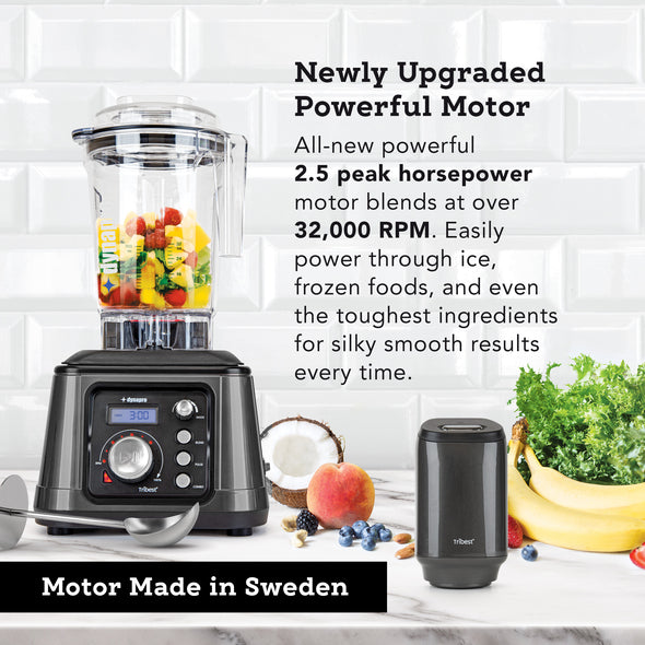 Dynapro® Commercial High-Speed Vacuum Blender in Gray - Powerful Motor