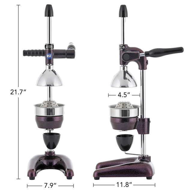 Tribest Professional XL Manual Juice Press for Pomegranate and Citrus MJP-105 in Purple