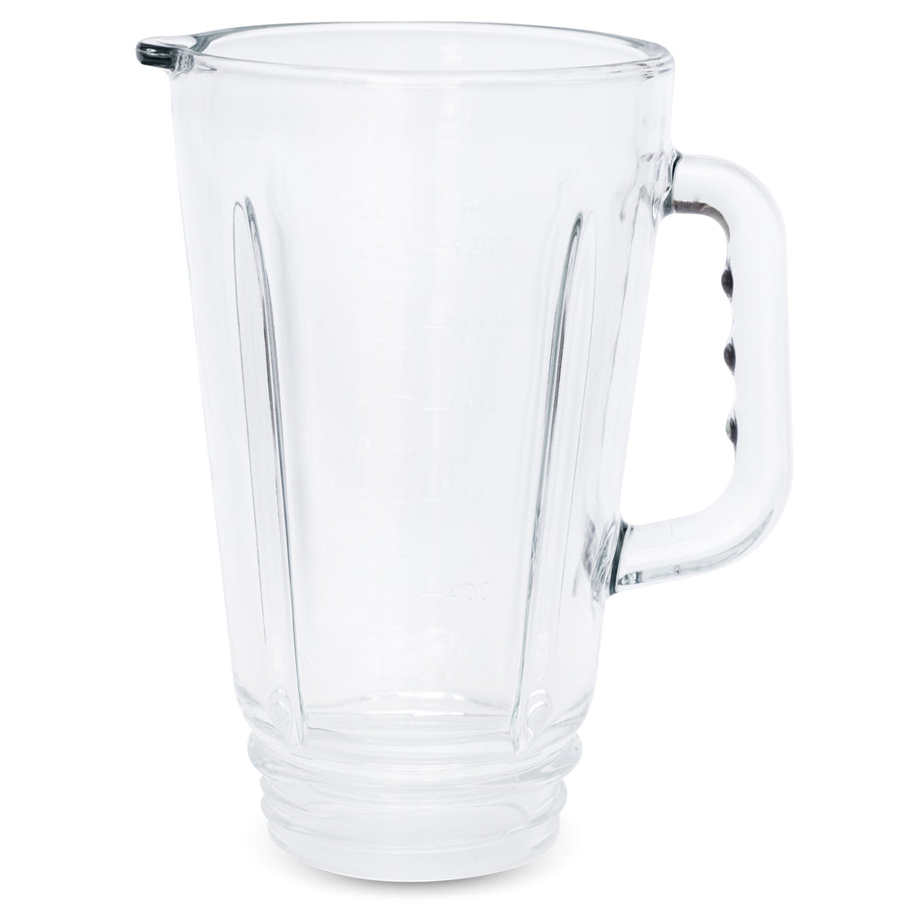 This is the 42 oz glass blending container without the vacuum lid for the Glass Personal Blender®.