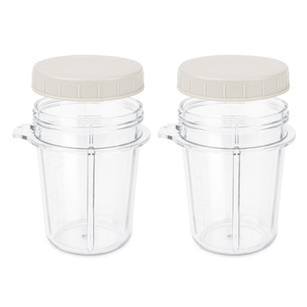 Personal Blender® BPA-Free Grinding Cups with Lids, Set of 2 (8 oz)
