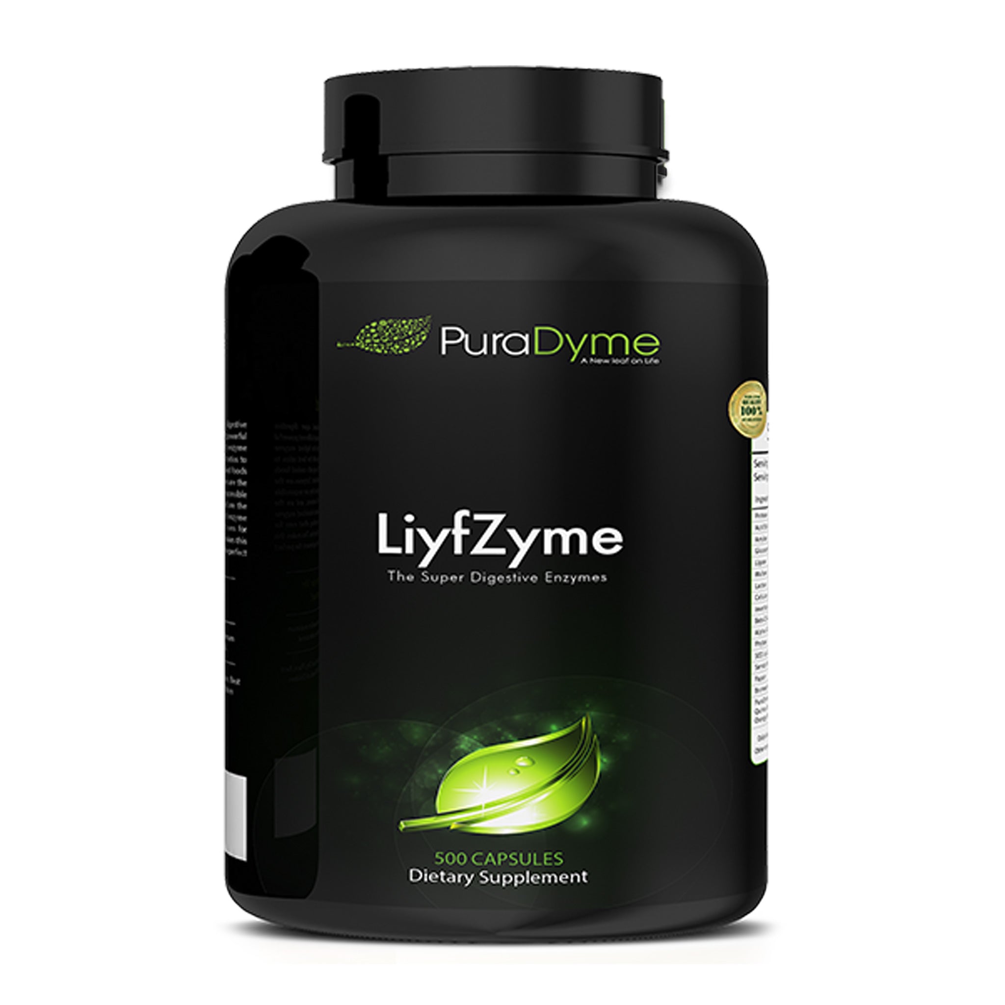 PuraDyme Liyfzyme Super Digestive Enzymes (500 caps)