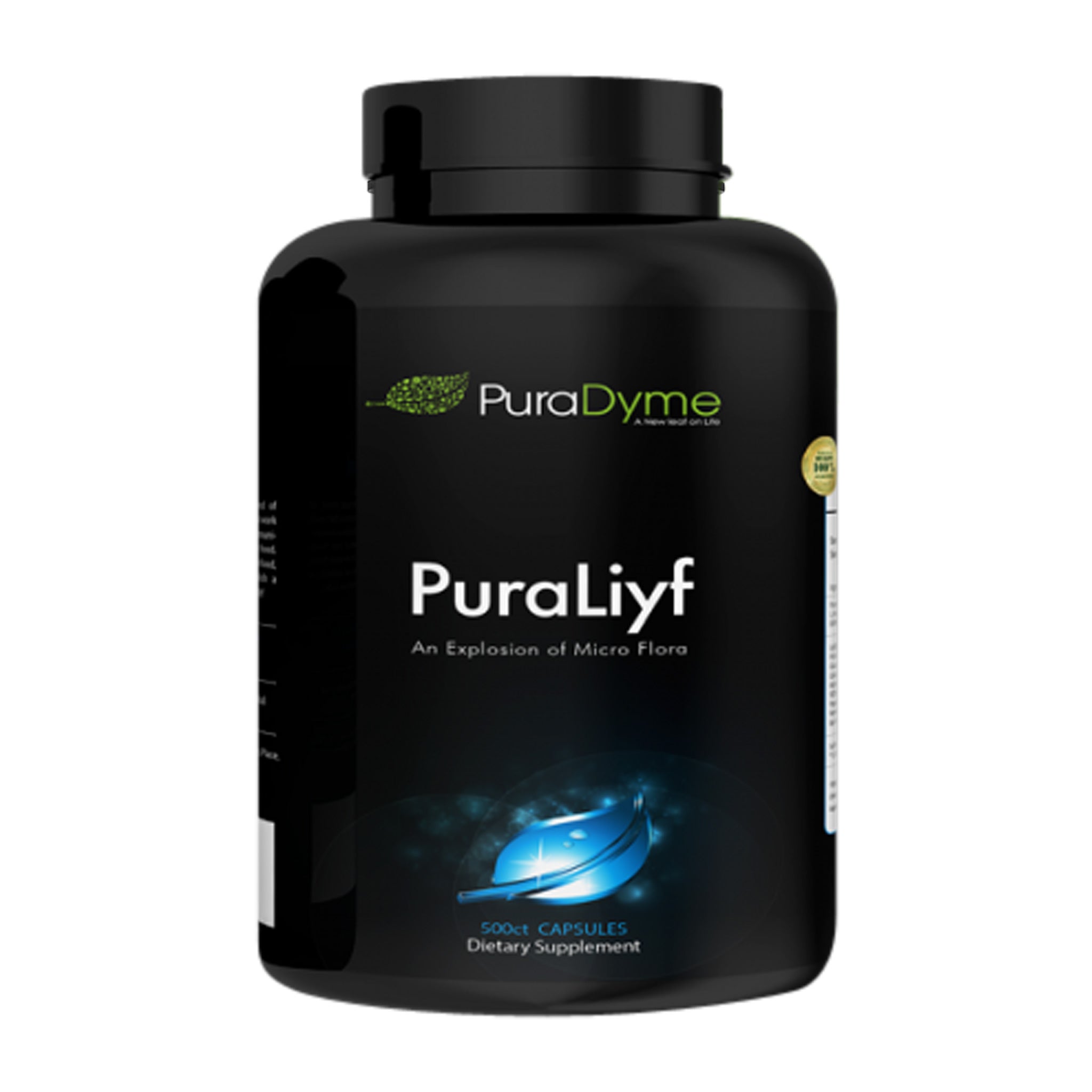 PuraDyme Puraliyf Enzyme Enhanced Probiotics (500 caps)