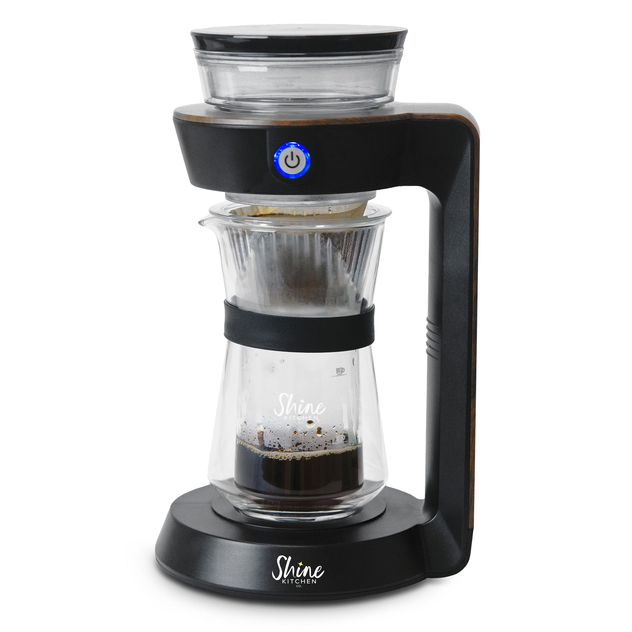 Shine Kitchen Co.® Automatic Pour Over Coffee Machine and Kettle Bundl