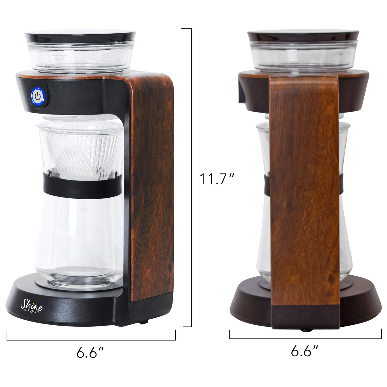 Shine Kitchen Co.® Autopour Automatic Pour Over Coffee Machine (SCH-150-A)