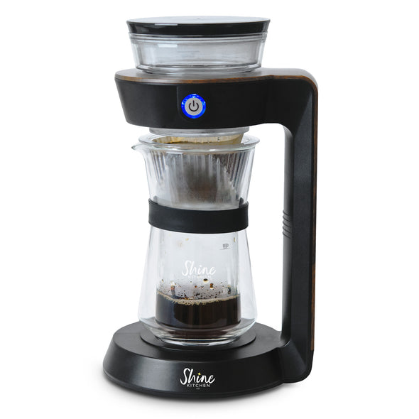 Shine Kitchen Co. Autopour Automatic Pour Over Coffee Machine - Coffee Dripping