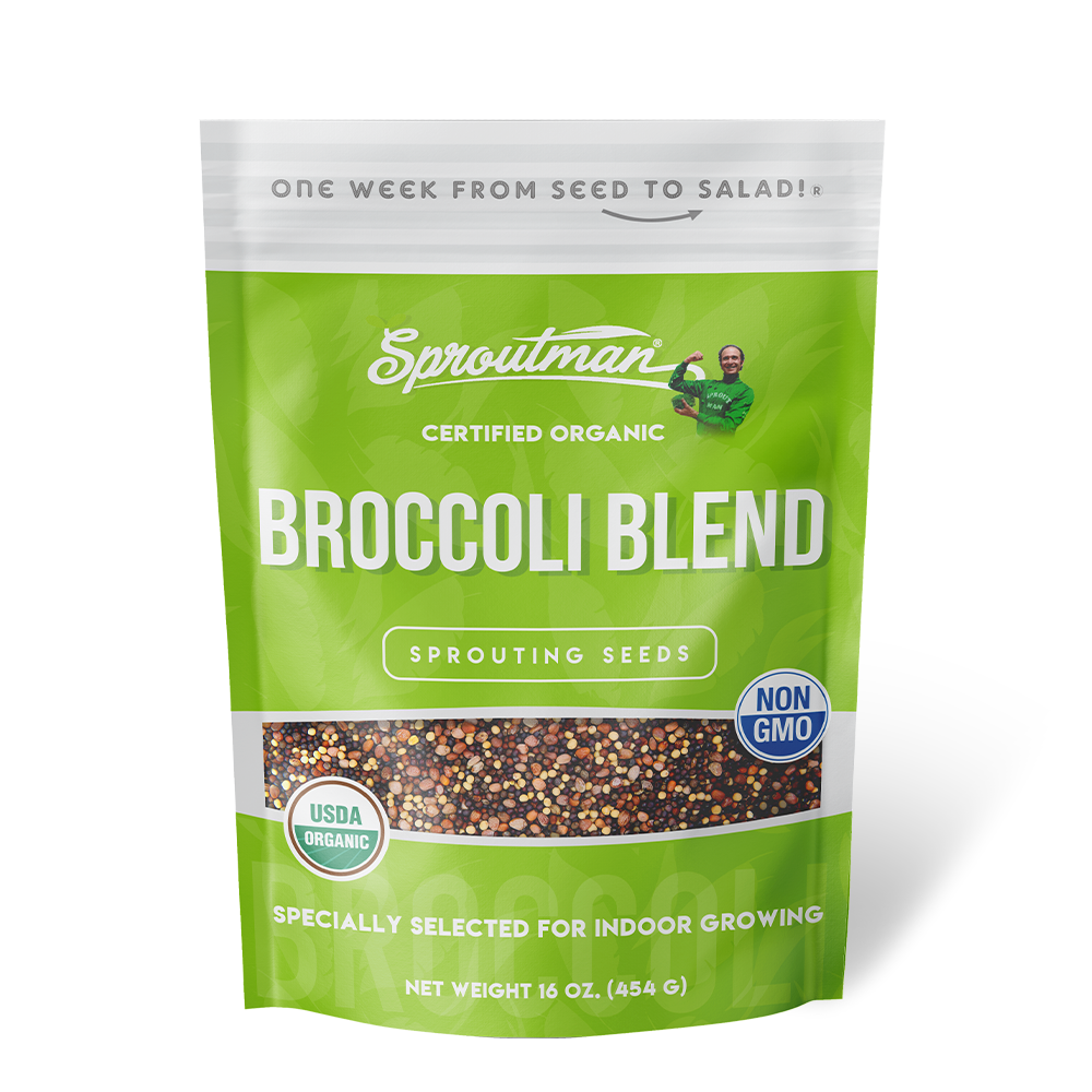 Sproutman's Organic Broccoli Blend Sprouting Seeds (16 oz) SEEDBS23 - Tribest
