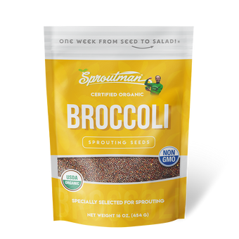 Sproutman's® Organic Broccoli Sprouting Seeds (16 oz) SEEDBS14 - Tribest