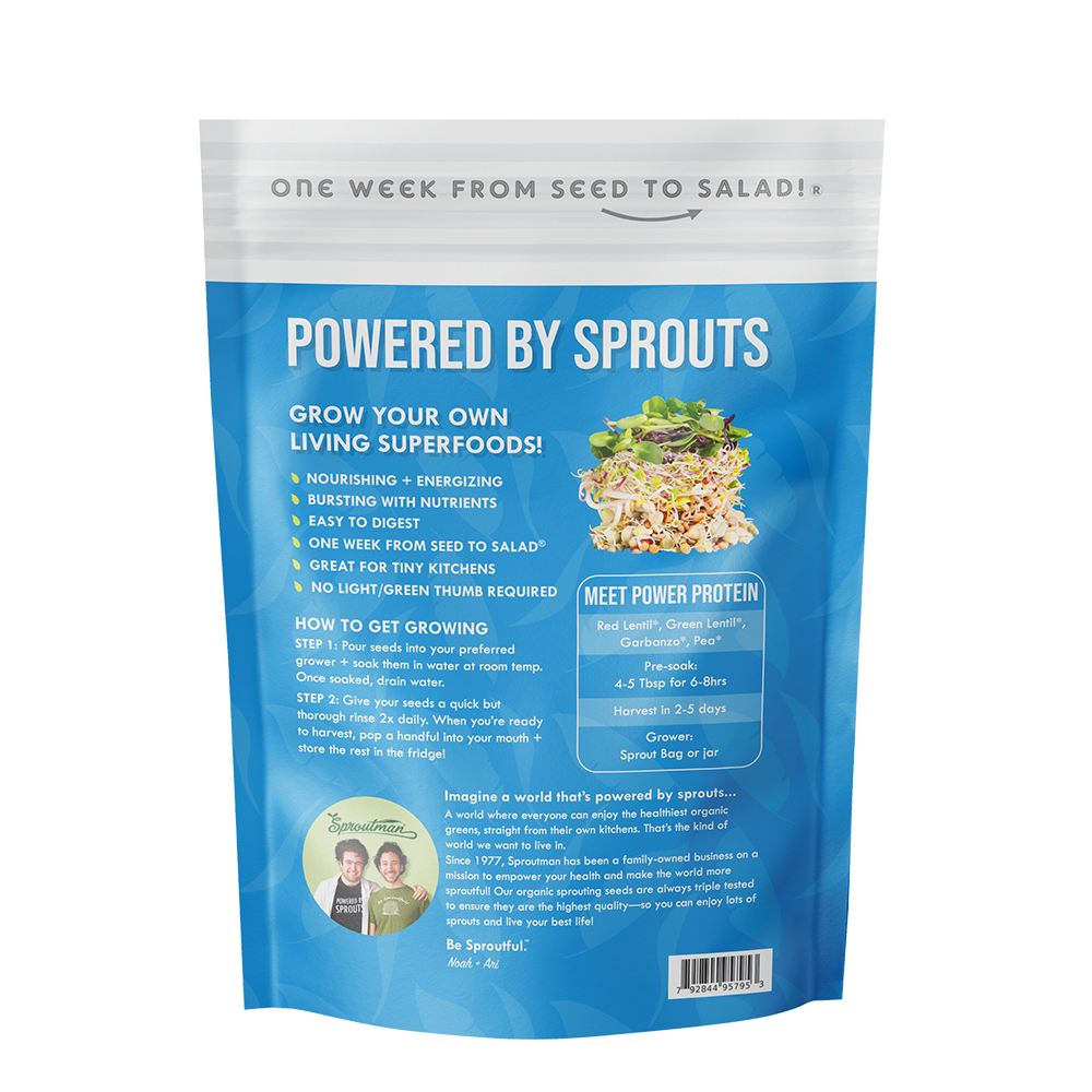 where to buy lentil seeds for planting Sproutman® Organic Lentil Sprouting Seeds (16 oz)