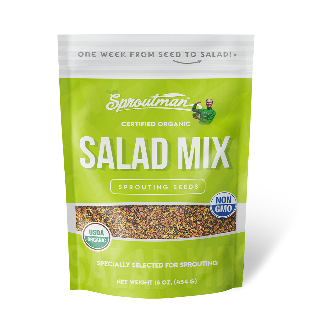 Sproutman's Organic Salad Mix Sprouting Seeds (16 oz) SEEDMIX3 - Tribest