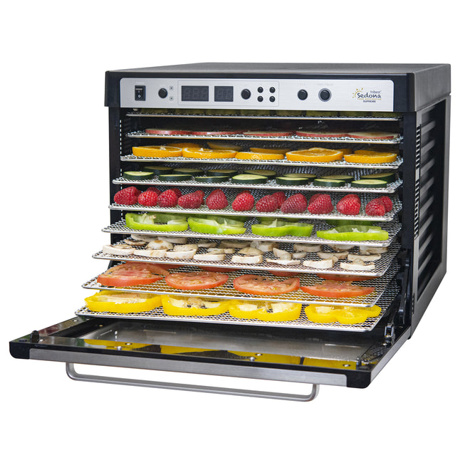 Sedona Supreme Commercial Food Dehydrator with Stainless Steel Trays SDC-S101 - Opened - Tribest