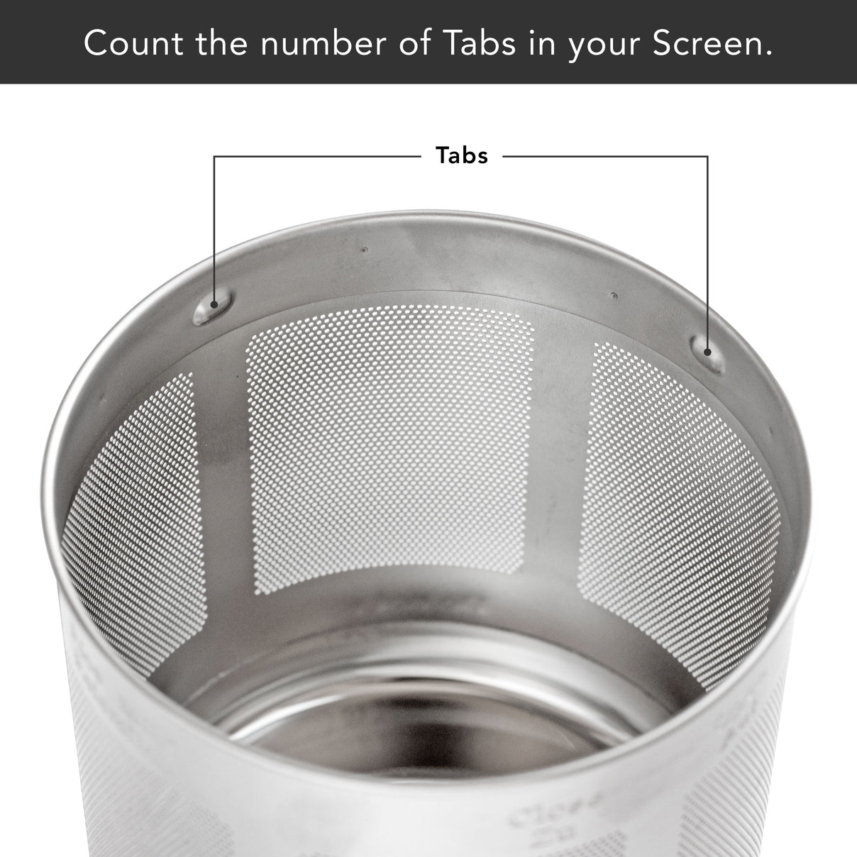 Soyabella® Coarse Screen or Paste Screen - Number of Tabs in Screen