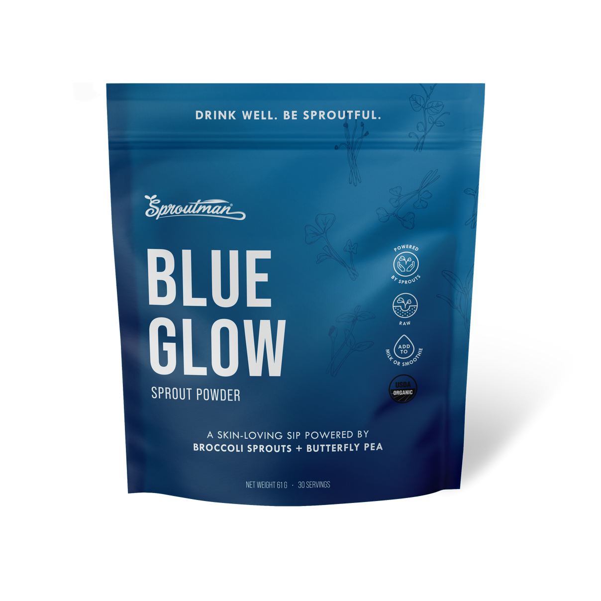 Sproutman® Blue Glow Sprout Powder (30 Servings)