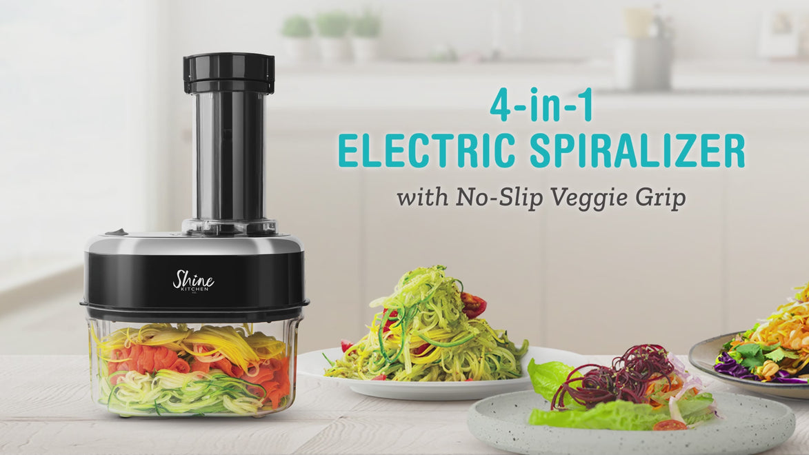 Shine Kitchen Co.® Electric Spiralizer video