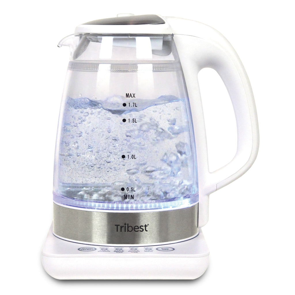 Raw Tea Kettle® Glass Electric Water Kettle GKD-450-B -  Water Boiling - Tribest
